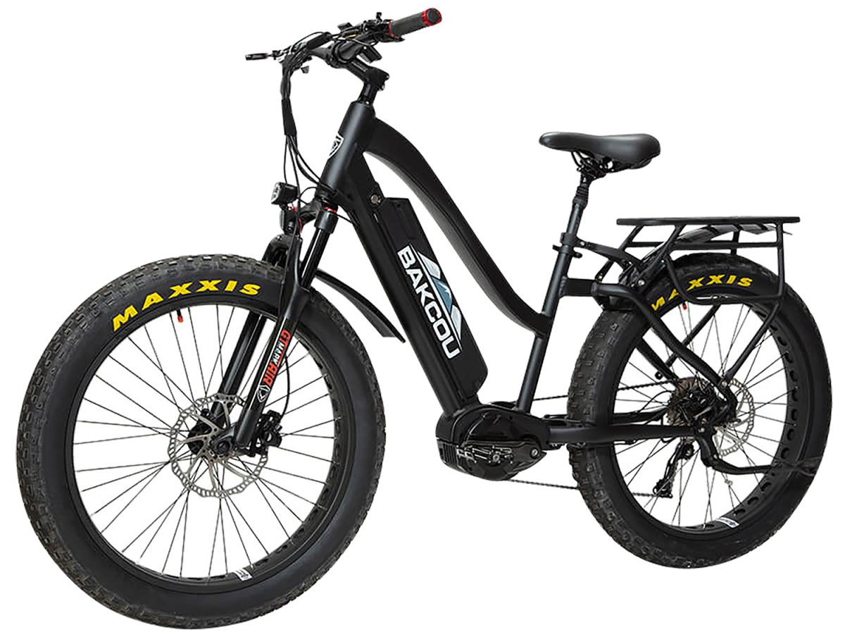 Bakcou E-Bikes Bmst26Bb21 Mule St 26 Matte Black 18&Quot; W/Stand Over Height Of 26&Quot; Frame, Shimano Alivio Hill-Climbing 9 Speed Bafang M620 Ultra Motor, 35+ Mph Speed