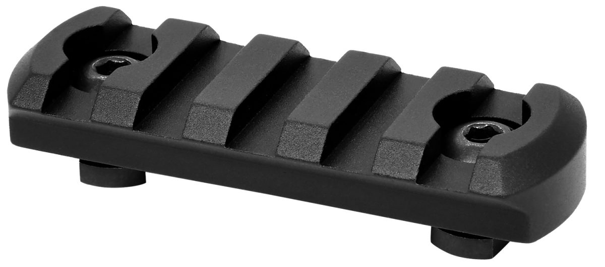 Warne 6202M M-Lok 5-Slot Black Anodized Aluminum