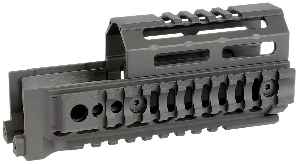 Midwest Industries Miakalphaqr6  Ak Alpha Black 6061 Aluminum Ak-47/Ak-74 6.00&Quot; Long