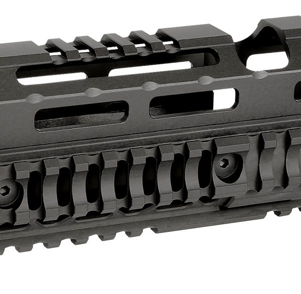 Midwest Industries MIAKALPHAQR10  AK Alpha Black 6061 Aluminum AK-47/AK-74 10.0" Long