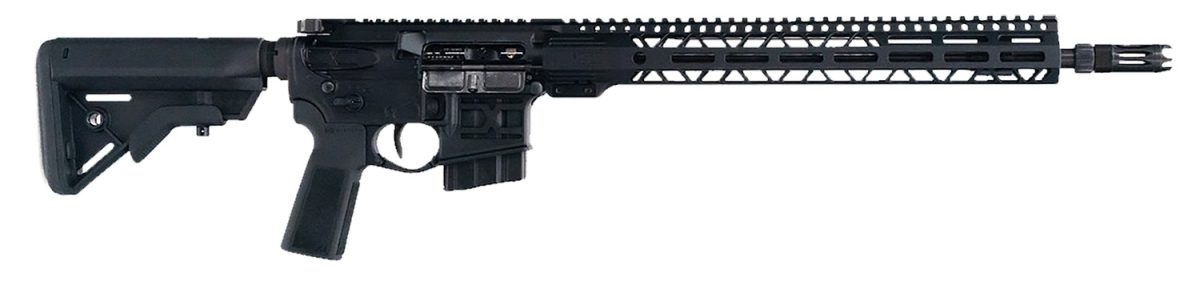 Faxon Firearms Fx22A216X Sentry Ultralight 22 Arc 5+1 16&Quot; Black Nitride Black Barrel, Black Receiver W/Picatinny Rail, M-Lok Handguard, B5 Bravo Black Polymer Stock, Black  B5 Grip