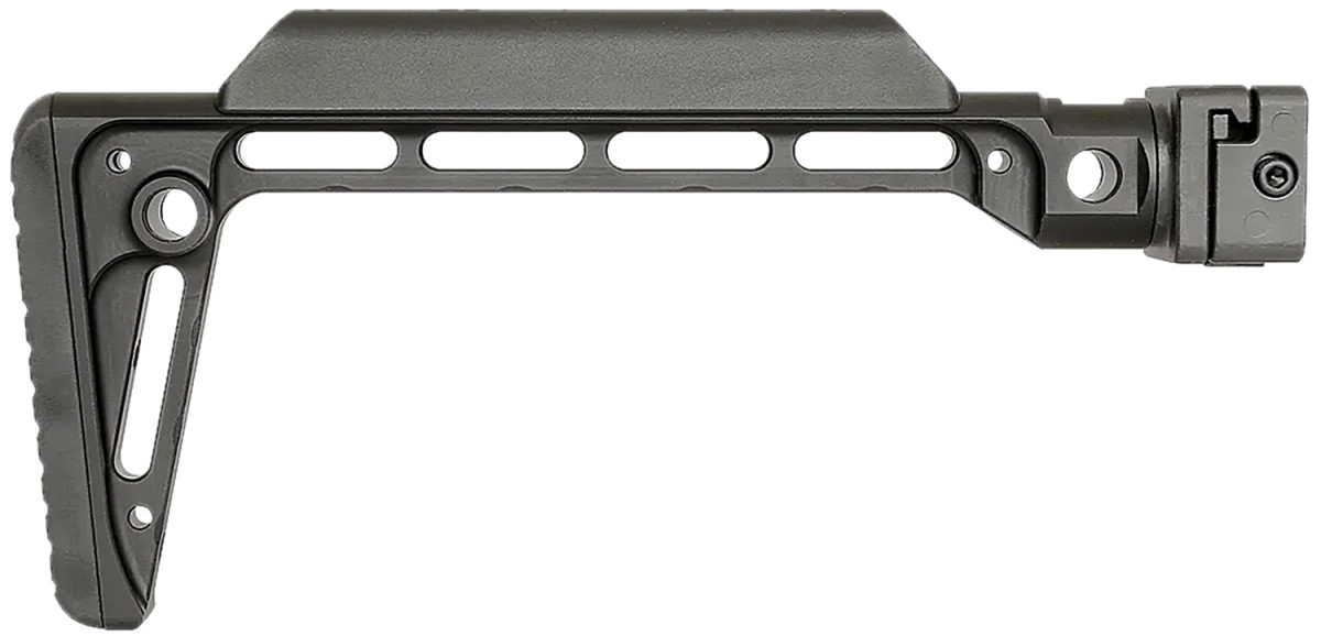 Midwest Industries Miminsf Minimalistic Side Folding Stock Black 6061 Aluminum Folding
