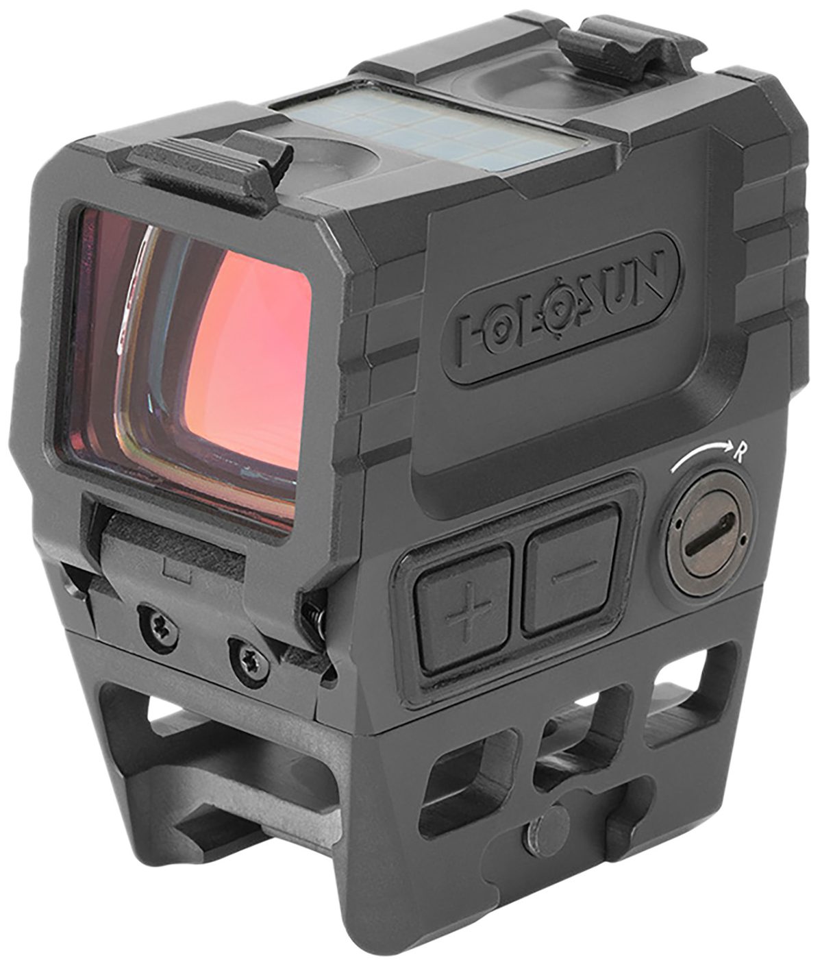 Holosun Aemscorex2Gr   Black Anodized 1X 2 Moa Green Dot Reticle