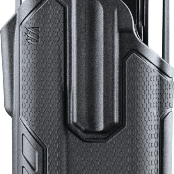 Blackhawk 419001BBR Omnivore  OWB Black Polymer Belt Slide Fits Most Semi  Autos w/SureFire X300/X300U-A Lights Right Hand