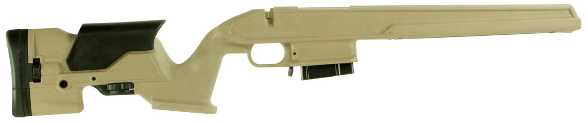 Archangel Aa1500Dt Precision Stock  Desert Tan Synthetic Fixed With Adjustable Cheek Riser For Weatherby Vanguard; Howa 1500