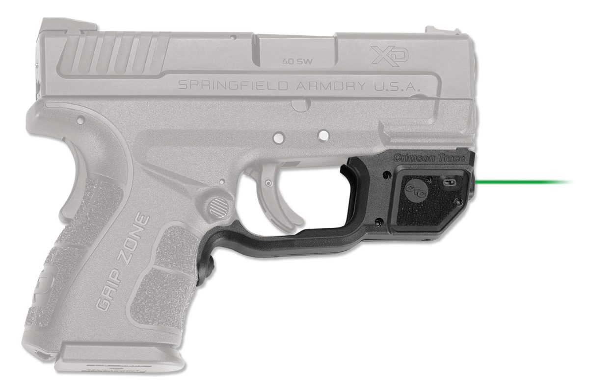 Crimson Trace 0163301 Laserguard  Springfield Xd Mod2, Green Laser Black Polymer