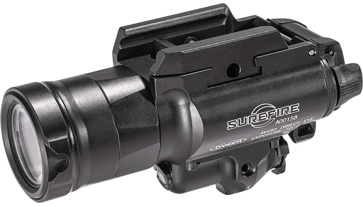 Surefire X400Uhagn X400Uh-A-Gn Ultra Masterfire Black Anodized 1000 Lumens White Led/Green Laser