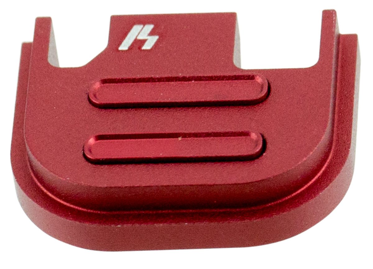 Strike Industries Gspv2Red V2 Slide Cover Plate Compatible W/Glock Gen1-4 Red Anodized Aluminum
