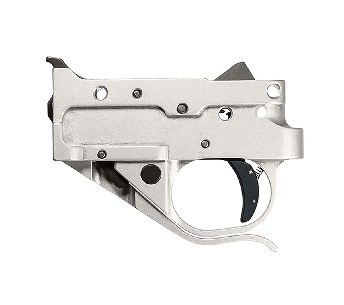 Timney Triggers 10221C16 Replacement Trigger  Single-Stage Curved Trigger With 2.75 Lbs Draw Weight &Amp; Silver/Black Finish For Ruger 10/22