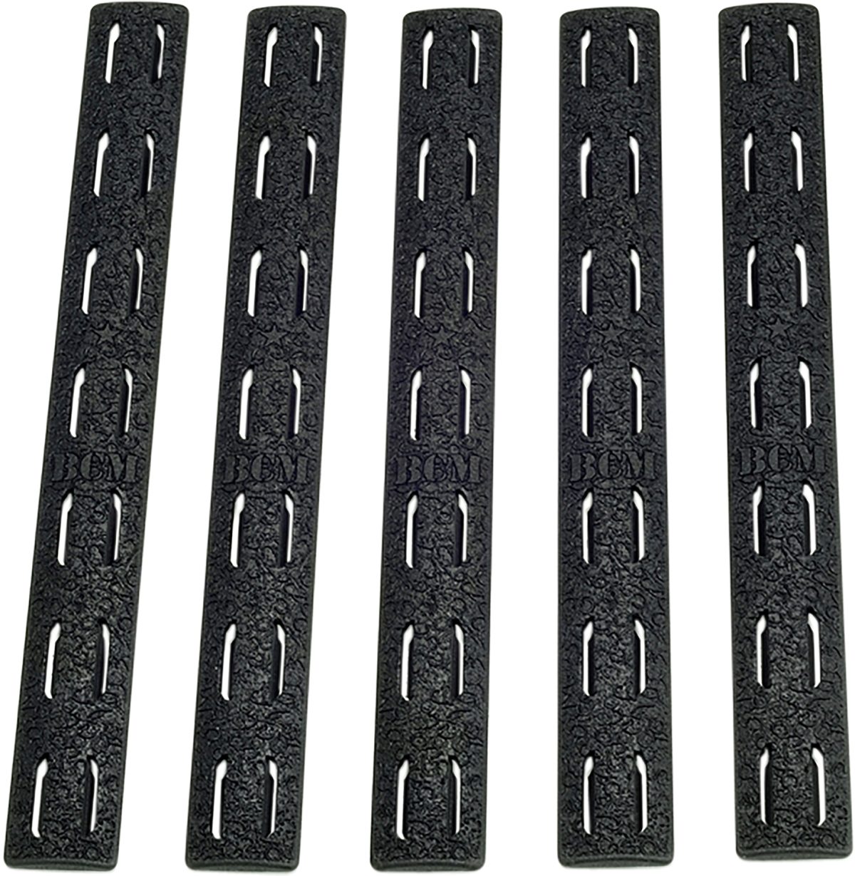 Bcm Kmrrpblk5 Rail Panel Kit  Ar Platform Keymod 5.55&Quot; Black Polymer 5 Pack