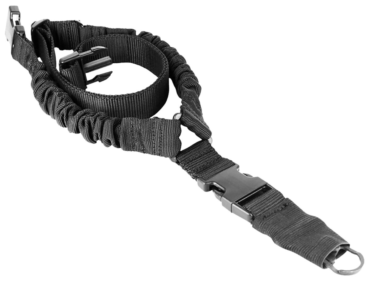 Aim Sports Aops01B One Point  Black Elastic Webbing 26&Quot; Oal Bungee Rifle