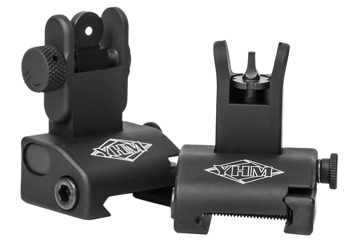 Yankee Hill 5040 Q.d.s. Sight Set  Black Hardcoat Anodized Ar Platform