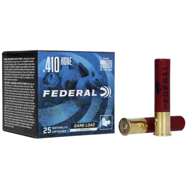Federal GameShok 410 Bore 2.5" — 25 rds