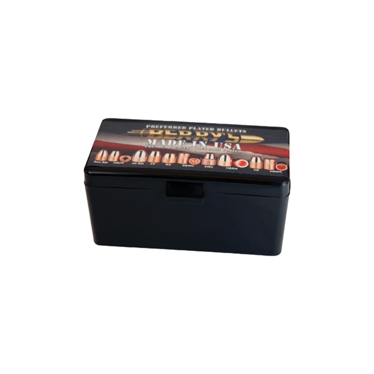 Berry'S Preferred Plated Pistol Bullets 9Mm .356&Quot; 147 Gr Rn 250/Ct