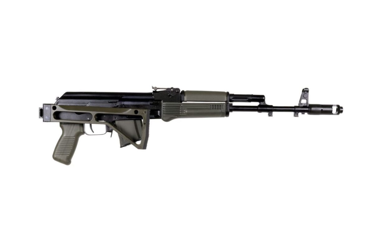 Arsenal Sam7Sf 7.62X39Mm Semi-Auto Ak-47 Od Green Rifle With Aluminum Side Folding Stock With Cheek Rest &Amp; Qd Points - Image 3