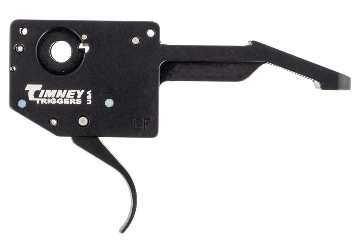 Timney Triggers 641C Featherweight  Single-Stage Curved Trigger With 3 Lbs Draw Weight For Ruger American