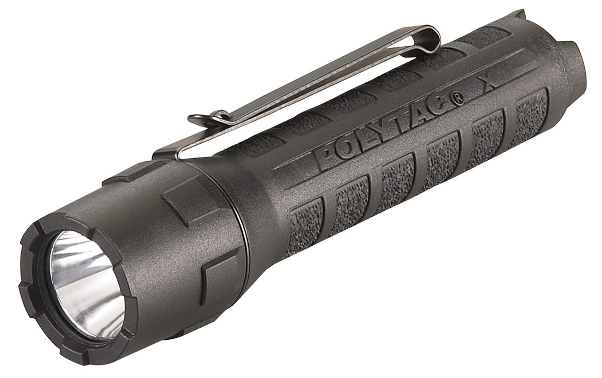 Streamlight 88600 Polytac X Flashlight  Black 35/260/600 Lumens White Led