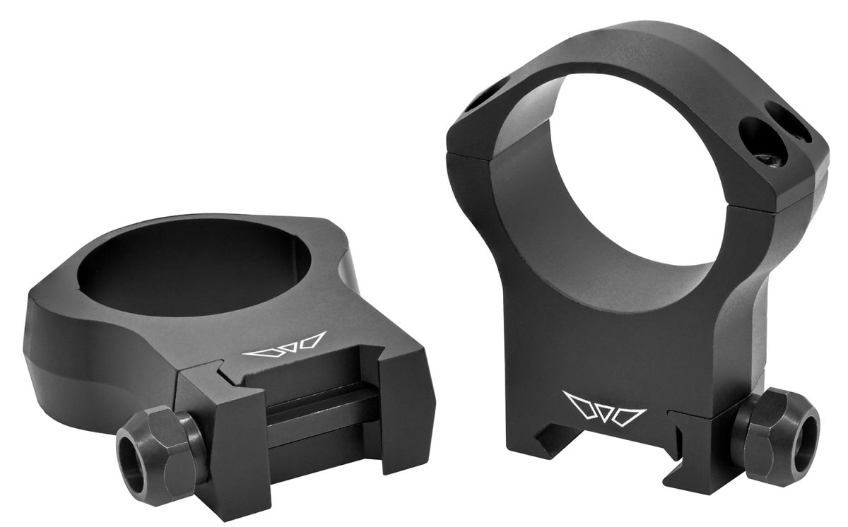 Warne 7224M Scope Rings Mountain Tech Matte Black 34Mm Ultra High 0 Moa