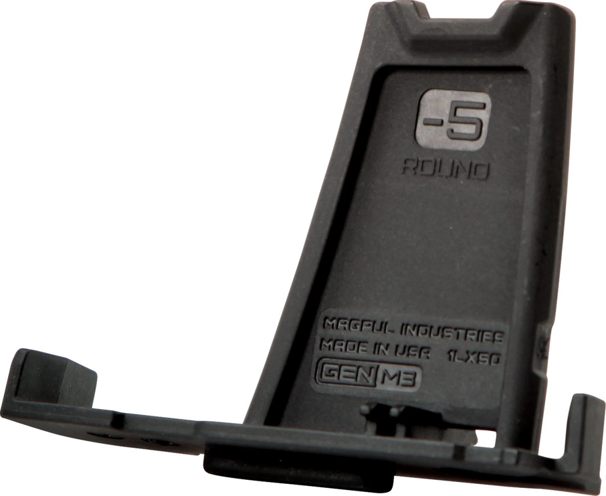 Magpul Mag562-Blk Pmag Minus Limiter 7.62X51Mm Nato 5 Compatible W/ Pmag Lr/Sr Gen M3 Mags Black Polymer/3 Per Pack