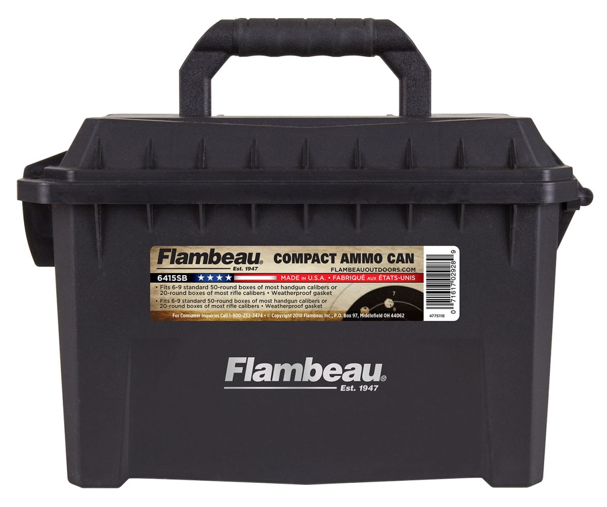 Flambeau 6415Sb Compact Ammo Can 223Rem/5.56Nato Black 20Rd Boxes