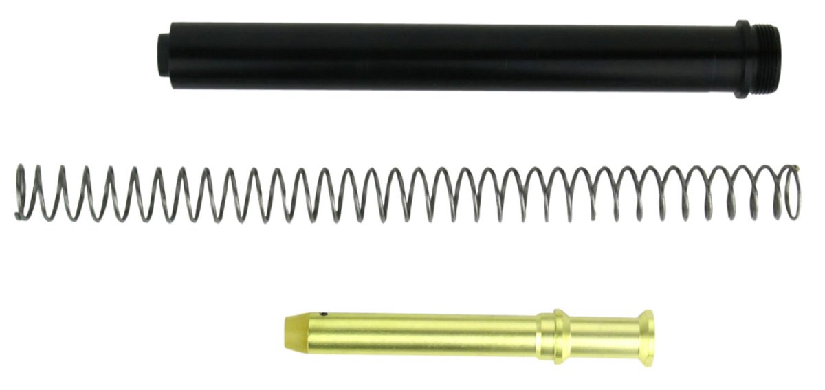 Tacfire Mar110 A2 Mil-Spec Buffer Tube Kit 223 Rem 5.56X45Mm Nato Ar-15 Black Aluminum Rifle Ar-15