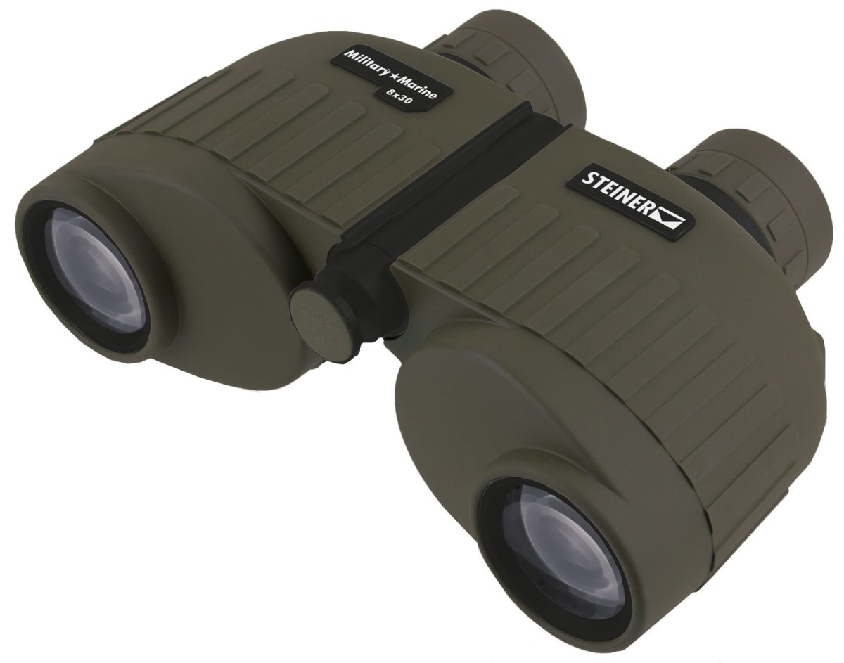 Steiner 2033 Military-Marine  8X30Mm Porro Prism, Sports-Auto Focus, Od Green Makrolon W/Rubber Armor