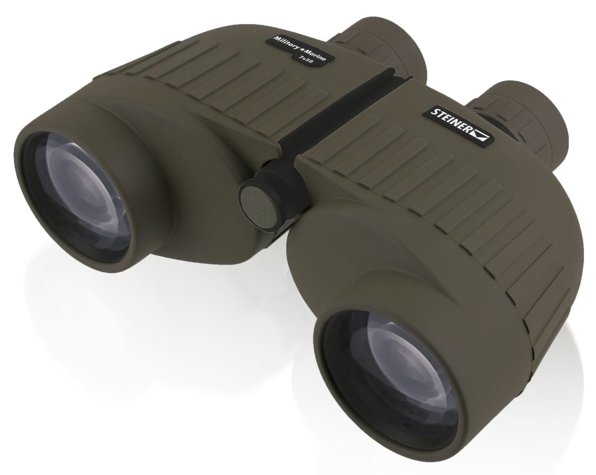 Steiner 2038 Military-Marine  7X50Mm Porro Prism, Sports-Auto Focus, Od Green Makrolon W/Rubber Armor