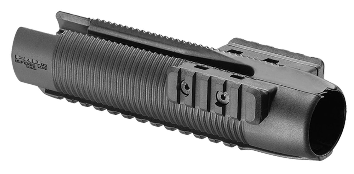 Fab Defense Fxprmo Pr-Mo Rail System For Mossberg 500/ 590/ Shockwave/ Maverick 88 7.91&Quot; Oal Black Reinforced Polymer