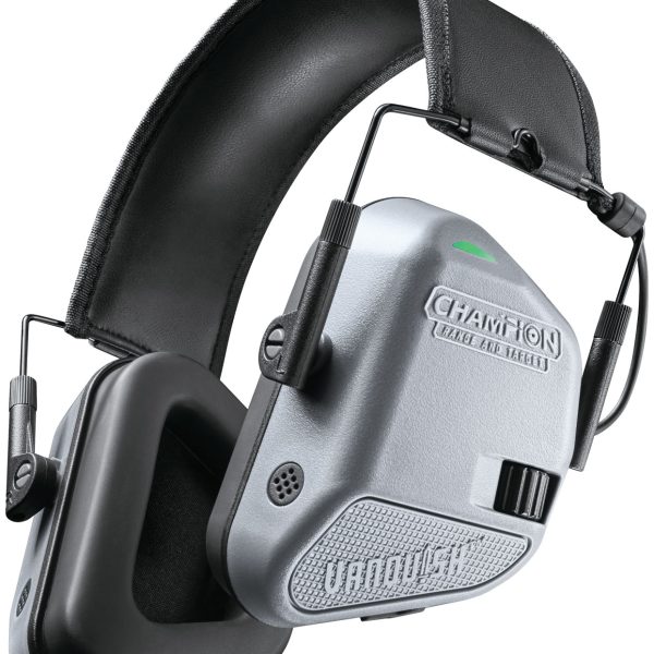 Champion Targets 40978 Vanquish Muff Over the Head Rechargeable Li-ion  Gray/Black