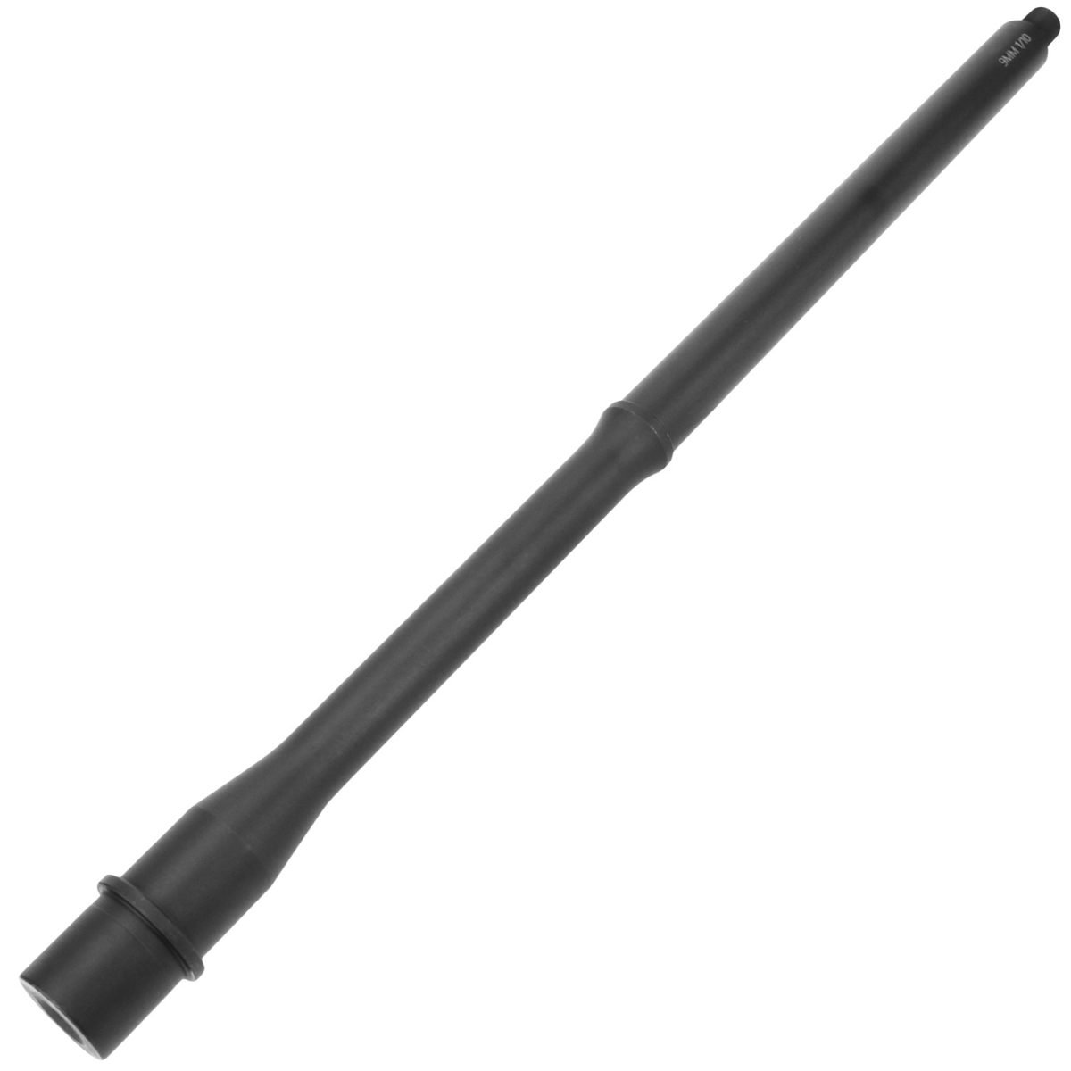 Tacfire Bar9Mm16Bn Ar Barrel  9Mm Nato 16&Quot; Black Nitride Finish 4150 Chrome Moly Vanadium Steel Material With Threading &Amp; 1:10&Quot; Twist For Ar-15