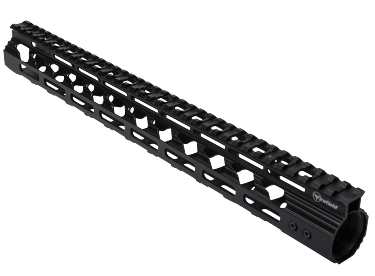 Firefield Ff34067 Verge Handguard M-Lok Aluminum Black Anodized Picatinny Rail Ar Platform 15&Quot; Long