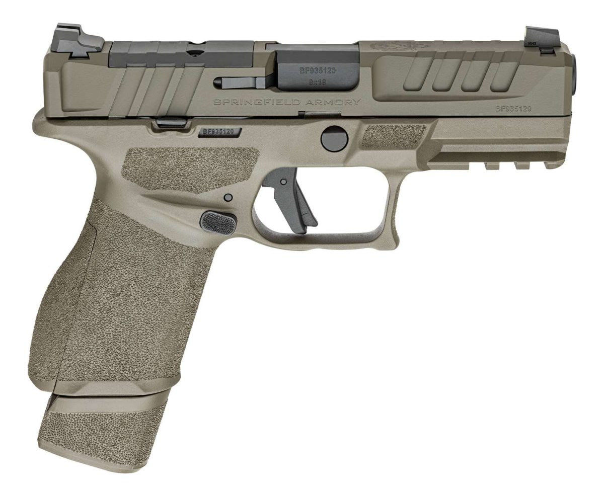 Springfield Armory Echelon 4.0C 9Mm Pistol 4&Quot; Od Green 1-15Rd, 1-18Rd U Notch