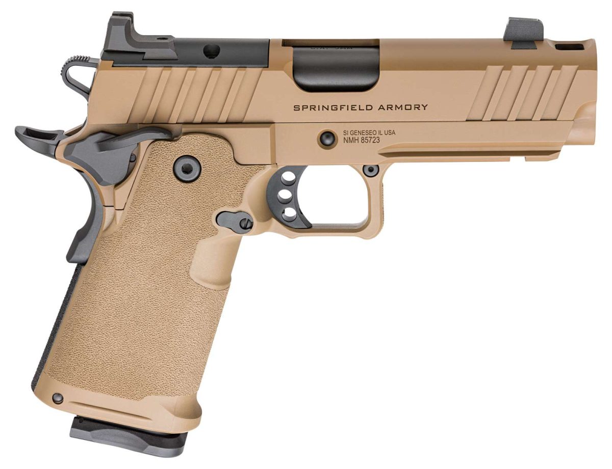 Springfield Armory 1911 Ds Prodigy Comp Coyote Brwn 4.25&Quot; 9Mm 1-17Rd,1-20Rd