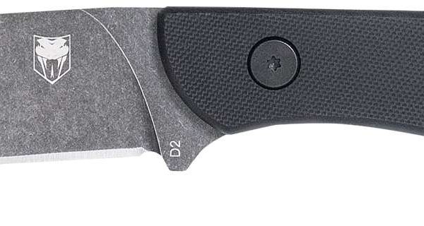 COBRATEC FIXED BLADE D2 SKINNER BLACK GENERATION II