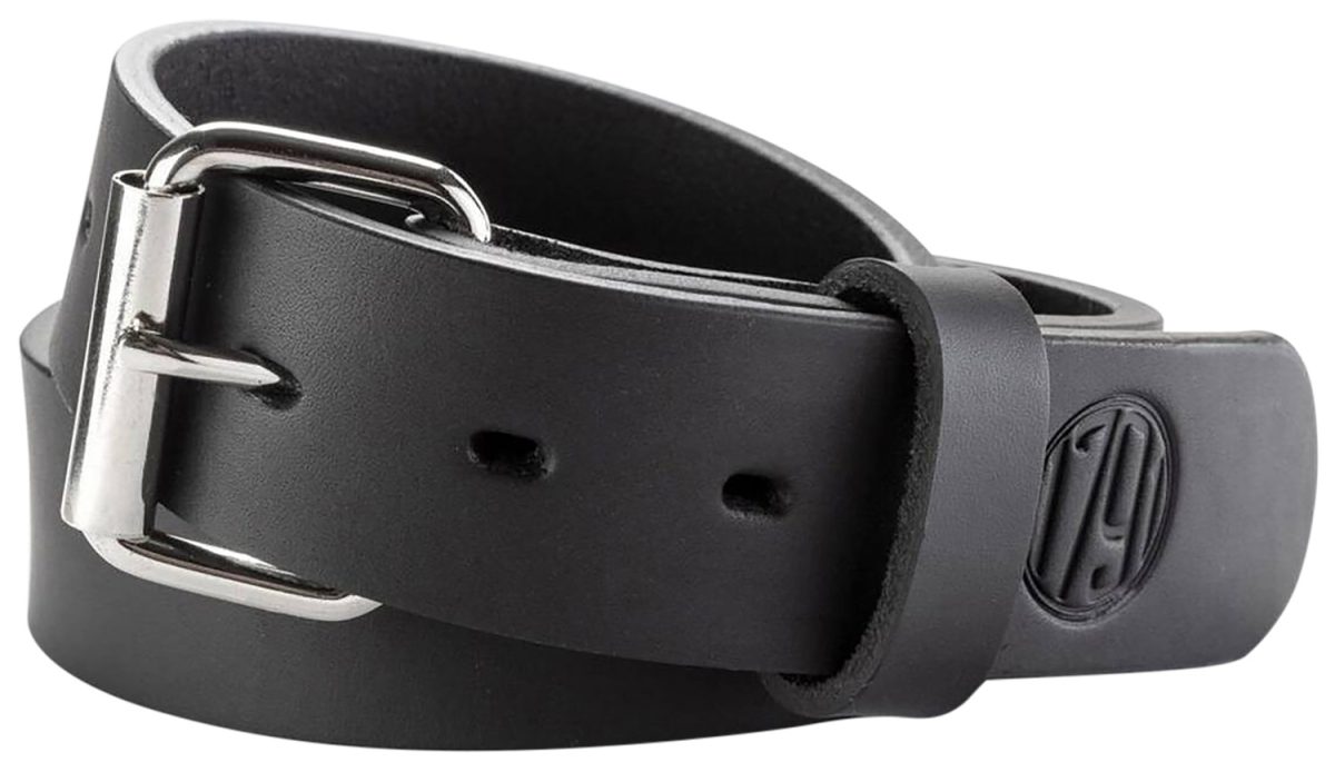 1791 Gunleather Blt014448Sbla 01  Gun Belt Stealth Black Leather 44/48 1.50&Quot; Wide Buckle Closure