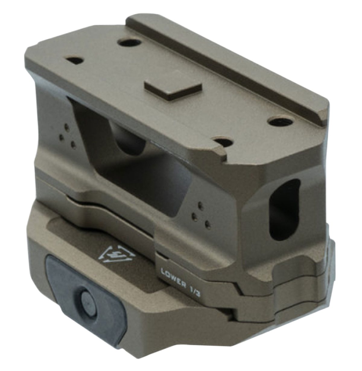 Strike Industries T1Riserfde T1 Riser Mount  Flat Dark Earth Anodized