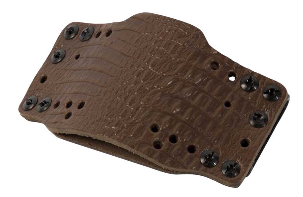 Limbsaver 12522 Crosstech Leather Iwb/Owb Dark Brown Leather Belt Clip Ambidextrous