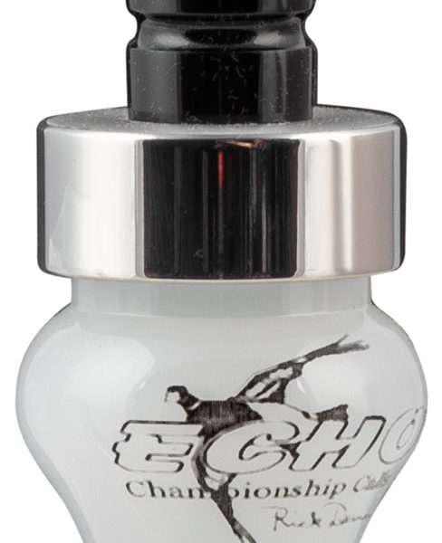 Echo Calls 79010 Meat Hanger  Double Reed Mallard Sounds Attracts Ducks Black/Pearl Acrylic