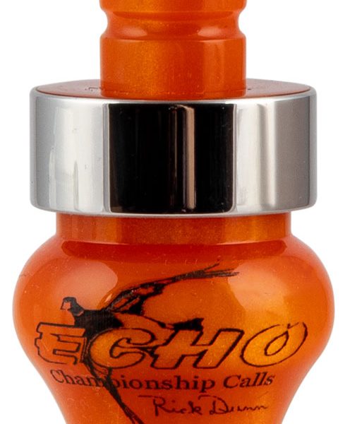 Echo Calls 79026 Timber  Double Reed Mallard Sounds Attracts Ducks Orange Pearl Acrylic
