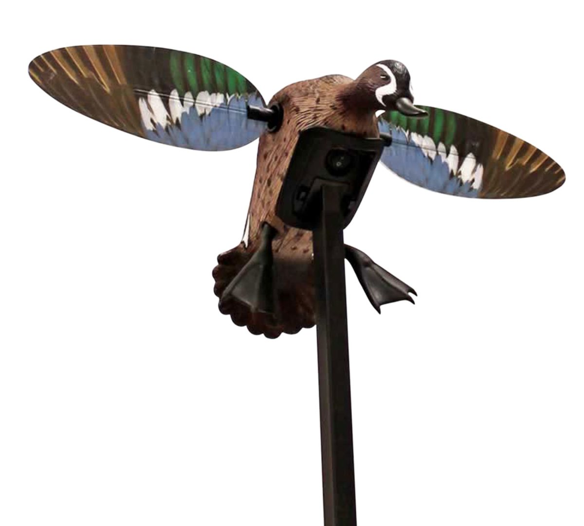 Mojo Outdoors Hw24753P Elite Series Blue Wing Teal Duck Species Multi Color Plastic Features Remote Control