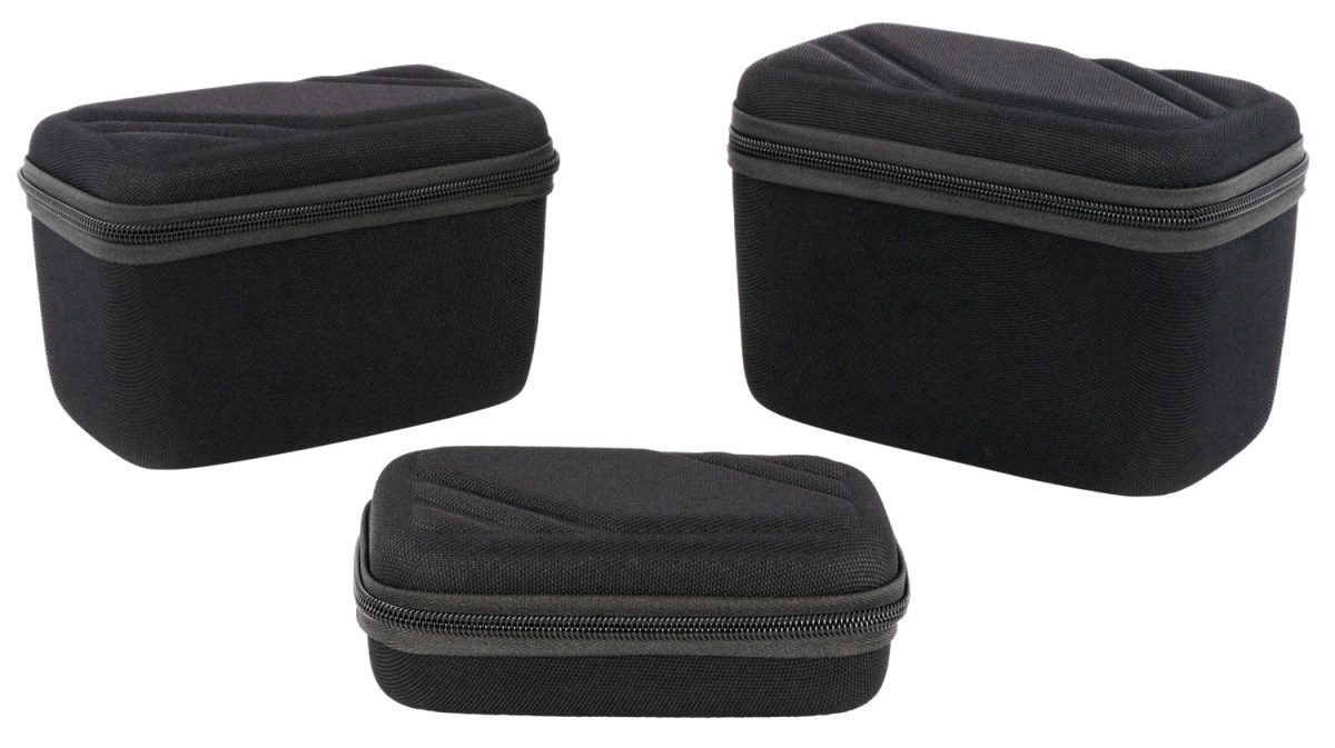 Us Peacekeeper P25020 Gear/Ammo Case  Black Eva Denier Nylon *Set Of 3