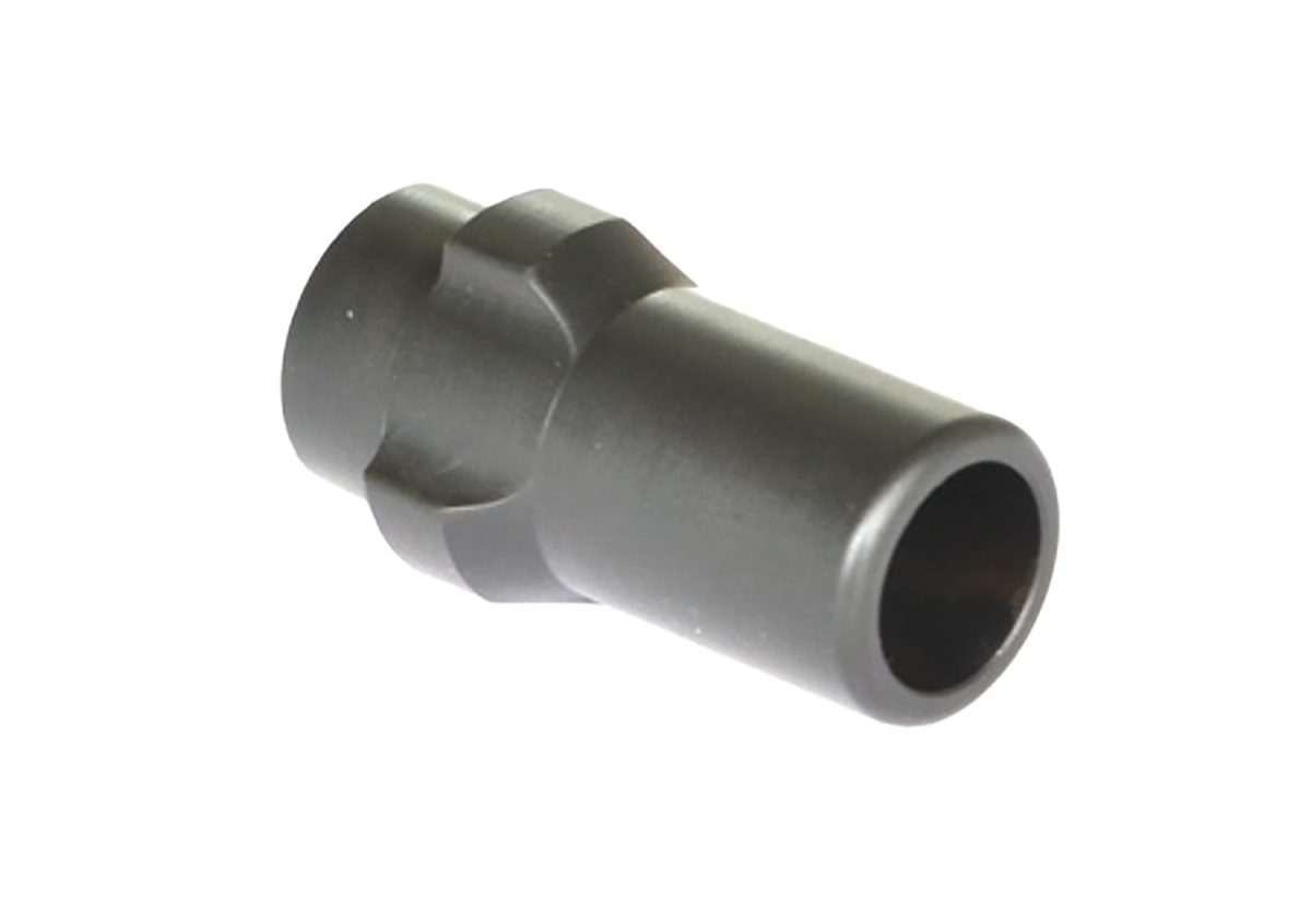 Griffin Armament 3L1228 3-Lug  9Mm Luger 1/2&Quot;-28 Tpi 17-4 Stainless Steel Black Melonite Qpq