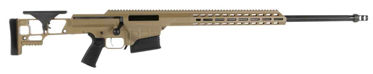 Barrett 18503 Mrad  338 Lapua Mag 26&Quot; 10+1 Flat Dark Earth Cerakote Flat Dark Earth Fixed Adjustable Comb Stock Black Polymer Grip Right Hand