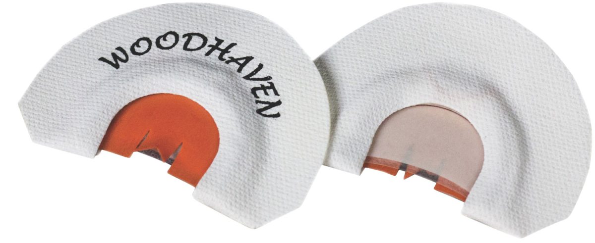 Woodhaven Wh100 Copperhead  Diaphragm Call Triple Reed Attracts Turkeys White