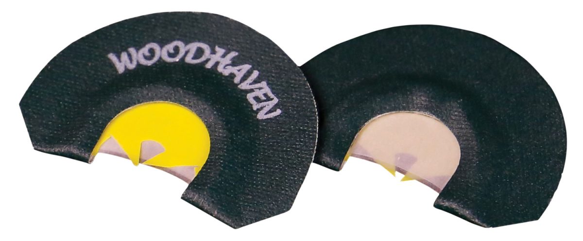 Woodhaven Wh320 Talon  Diaphragm Call Triple Reed Turkey Hen Sounds Attracts Turkeys Black