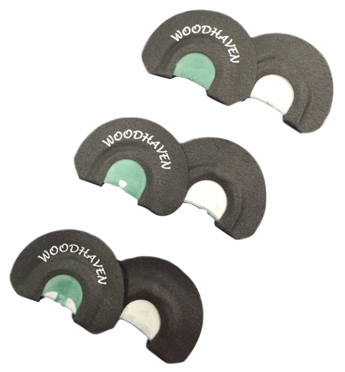 Woodhaven Wh091 Ninja  Diaphragm Call Triple Reed Attracts Turkeys Black 3 Per Pkg