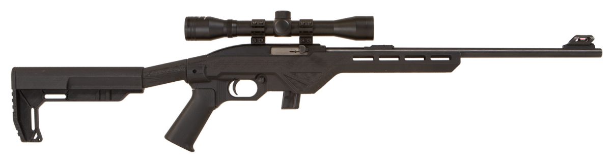 Citadel Cit22Lrbmm Trakr  Full Size 22 Lr 10+1 18&Quot; Blued Steel Barrel, Black Steel Receiver, Black Synthetic Stock, Nikko Stirling Mountmaster