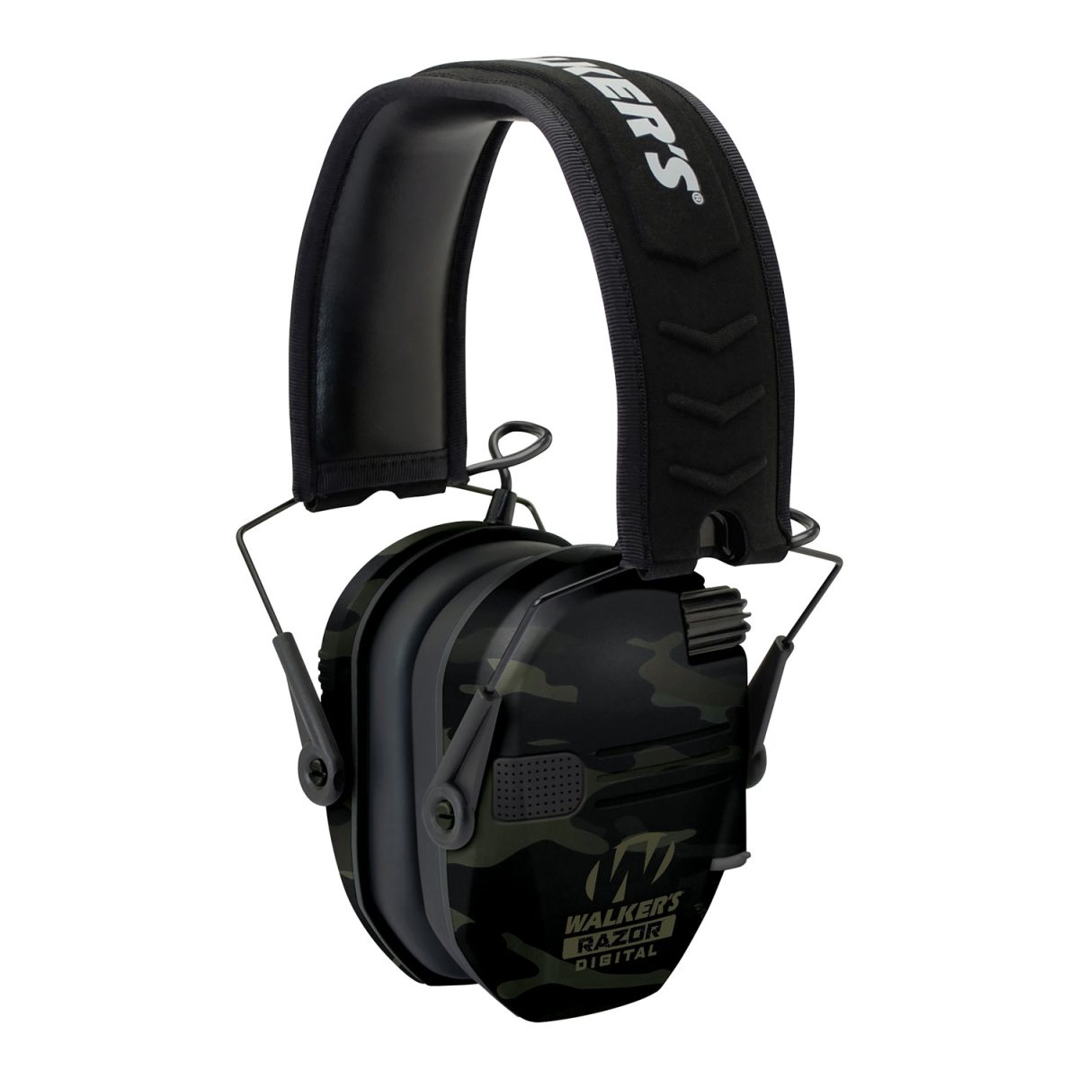 Walker'S Gwpdrsemmccg Razor Pro Digital Electronic Muff 23 Db Over The Head Multi-Cam/Black Polymer