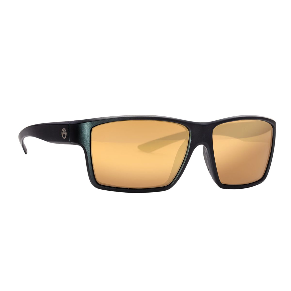 Magpul Mag1147-1-001-2030 Explorer Eyewear Adult Bronze Gold Mirror Lens Polycarbonate Black Frame