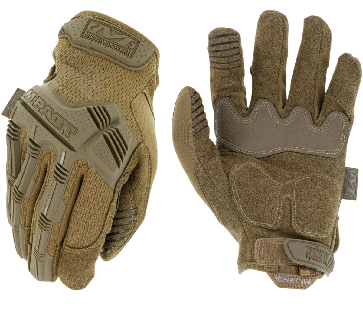Mechanix Wear Mpt72012 M-Pact  Coyote Synthetic Leather 2Xl Tpr Closure